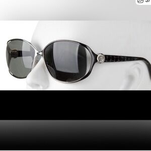 Versace Black and Silver Sunglasses